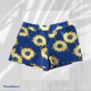 Alice + Olivia Sunflower Jacquard Shorts 4